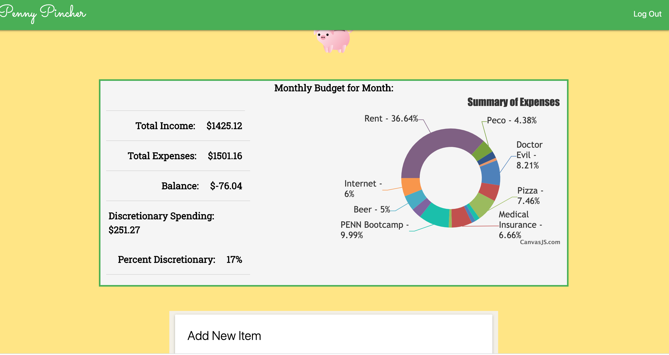 Penny Pincher app